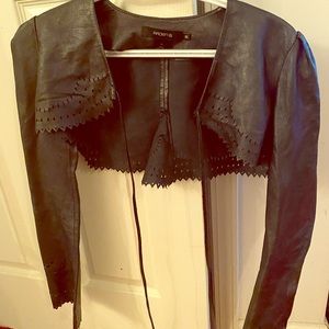 Leather Arden B bolero